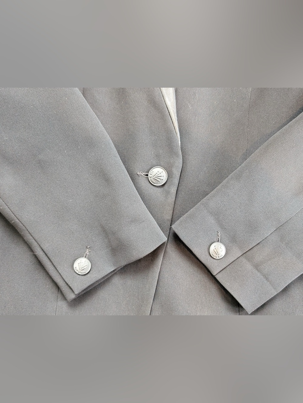 Rag & Bone Women’s Smith Leather Lapel Blazer Single Breasted One-Button Black 6 - Picture 7 of 14